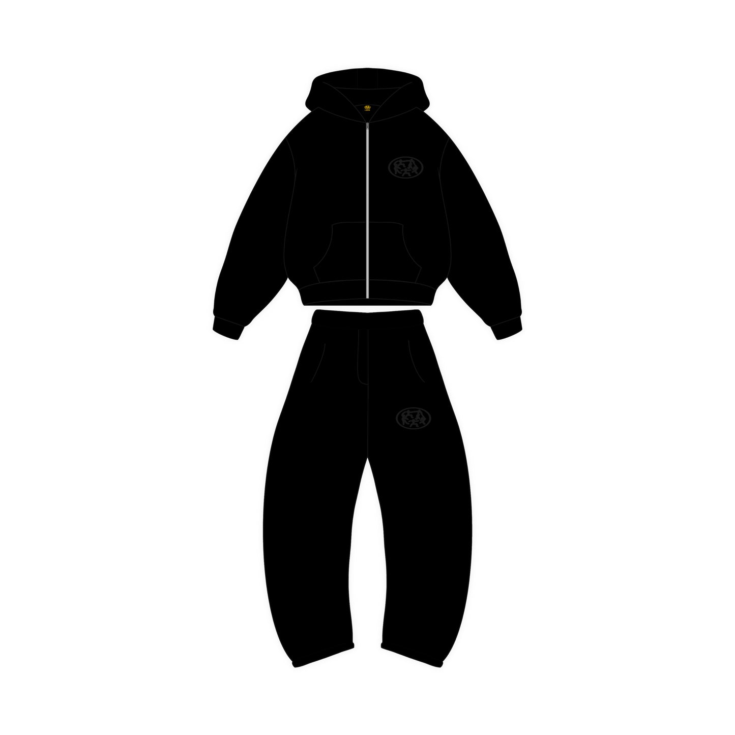 “OG LOGO” BLACK ON BLACK TRACKSUIT