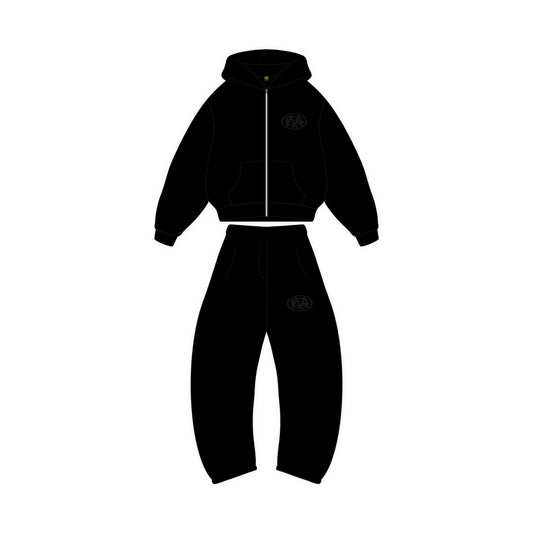 “OG LOGO” BLACK ON BLACK TRACKSUIT