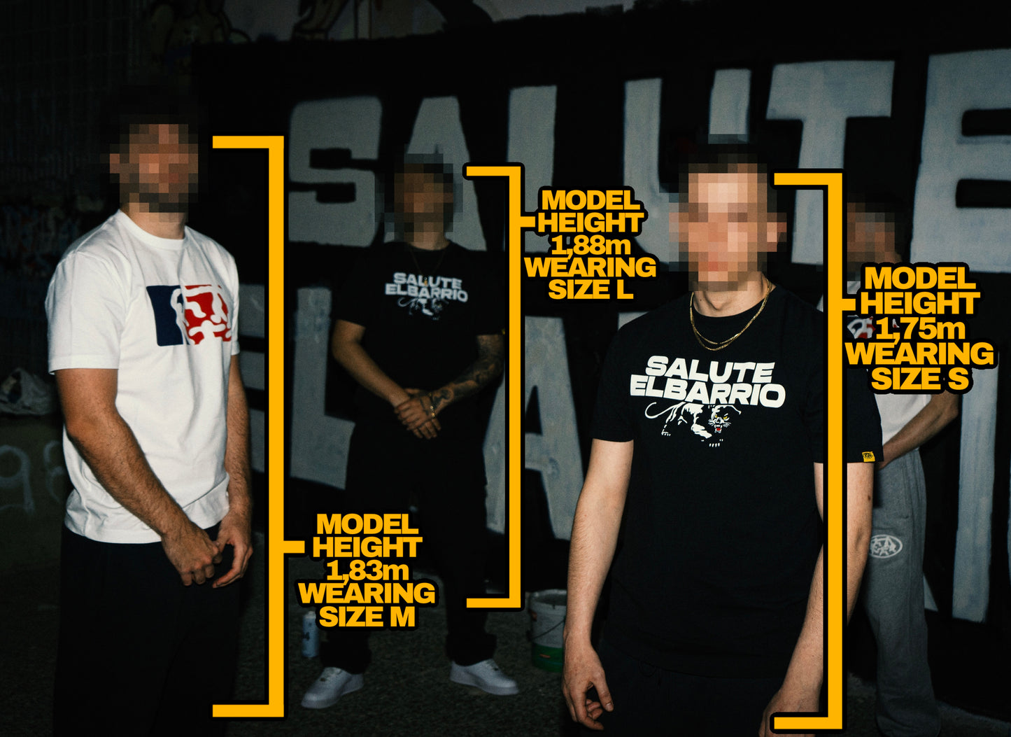 “SALUTE ELBARRIO” BLACK T-SHIRT.