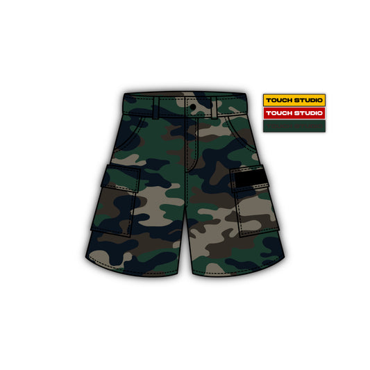 TOUCH “CAMO CARGO SHORTS”